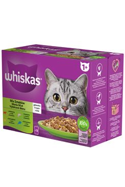 Whiskas kaps. Core Mix.výběr želé 12x85g