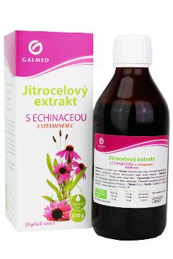 Sirup Jitrocelový 310g s vit. C/Echinace Extrak Galmed