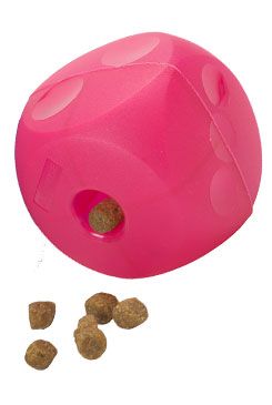 Hračka pes BUSTER Soft Cube purpurová 12cm